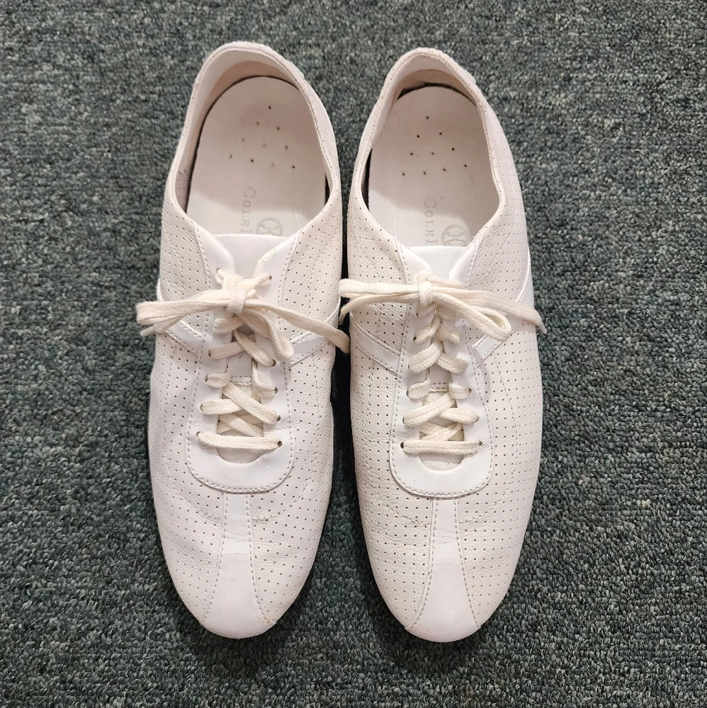 Cole Haan Nike Air Shoes Golf Off White  Size 8B